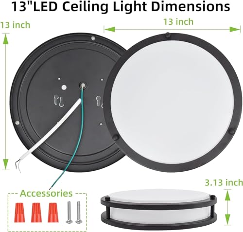 13 inch Flush Mount LED Ceiling Light Fixture