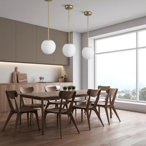 Modern Gold Globe Pendant Light