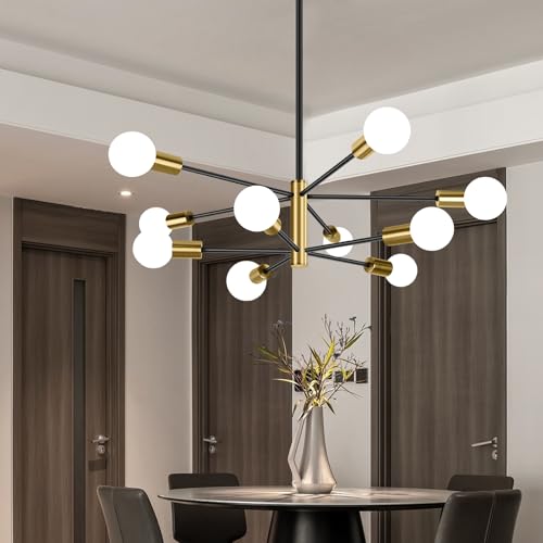 10 Light Modern Chandelier for Dining Room