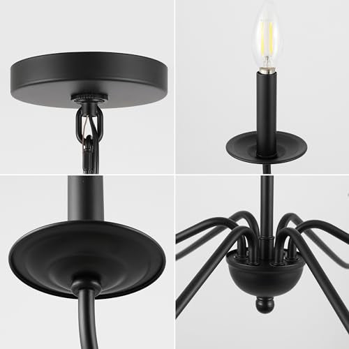 Wicklow 6 Light Farmhouse Chandelier 34.75"