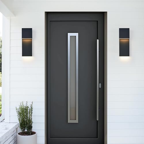 Modern Porch Lights with 2 Pack (2 Count)