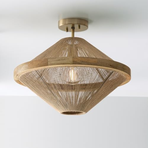 Capital Lighting 252812MA Maya Modern Mango Wood and Hand