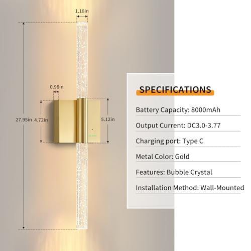 28” Wall Sconces Set of 2 (2 Count)