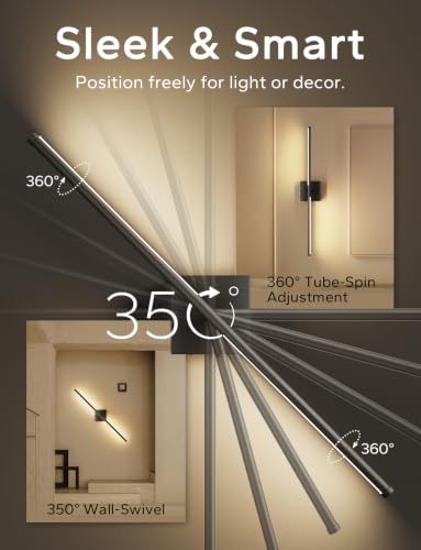 Peel and Stick Wall Sconces Battery Operated Set of 2 (2 Count)