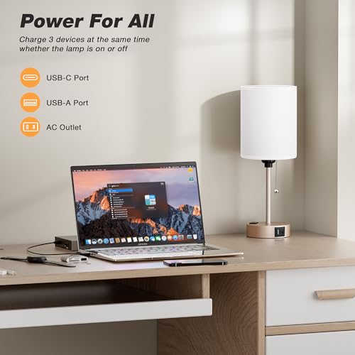 Small Bedside Table Lamp for Bedroom