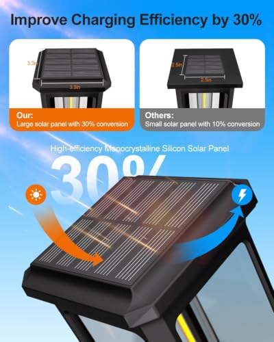 Solar Pathway Lights Outdoor 2 Pack