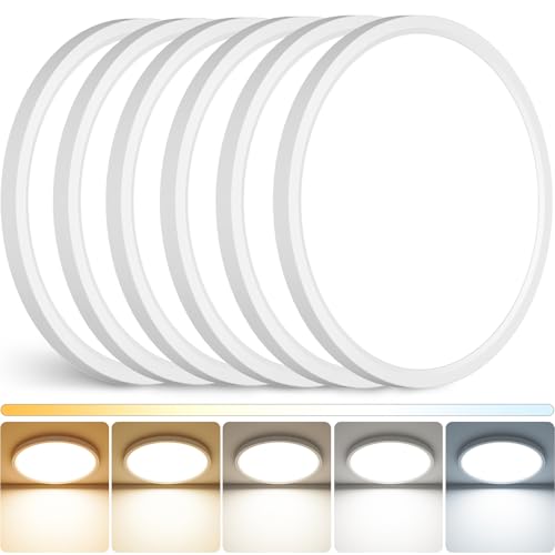 12Inch LED Ceiling Light Flush Mount (6 Count)