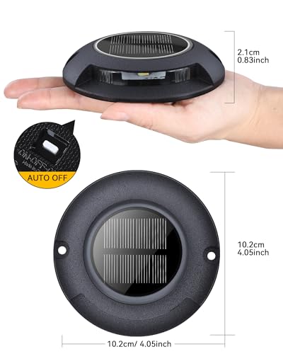 Solar Dock Driveway Lights Outdoor 12 Pack (12 Count)