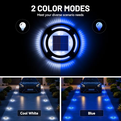 Solar Driveway Lights (12 Count)