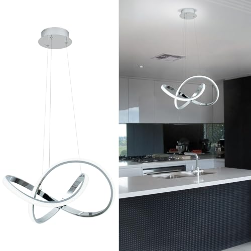LED Pendant Light with Irregular Ring Lights