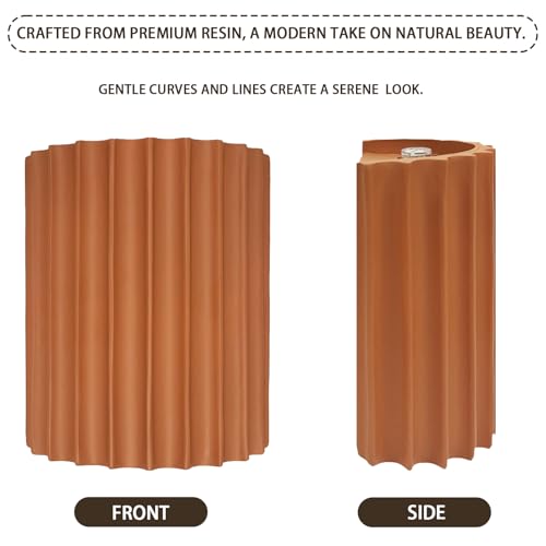 Modern LED Wall Sconce Minimalist Resin Wall Light Nordic Style Half