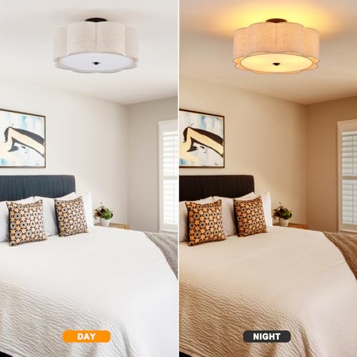 18" Large Semi Flush Mount Ceiling Light