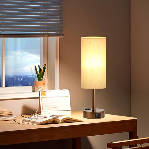 Brown Bedside Lamp for Bedroom