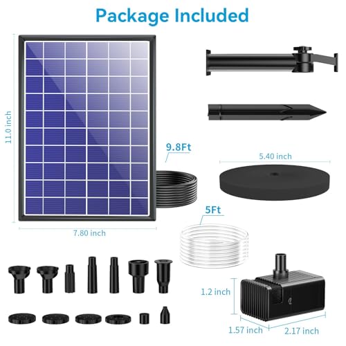 8W Solar Water Pump Built
