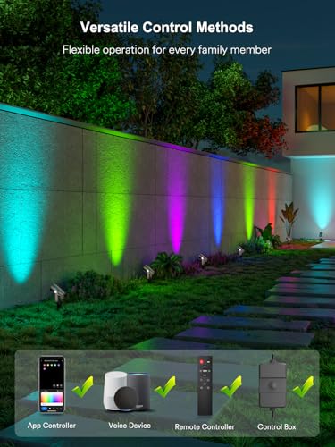 smart Outdoor spotlights
