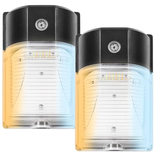 26W LED Wall Pack Light with Dusk to Dawn Sensor (2 Count)