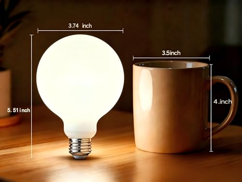Frosted Globe LED Edison Bulb G30