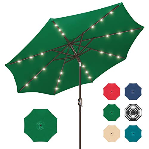 Patio Umbrella with Solar Lights