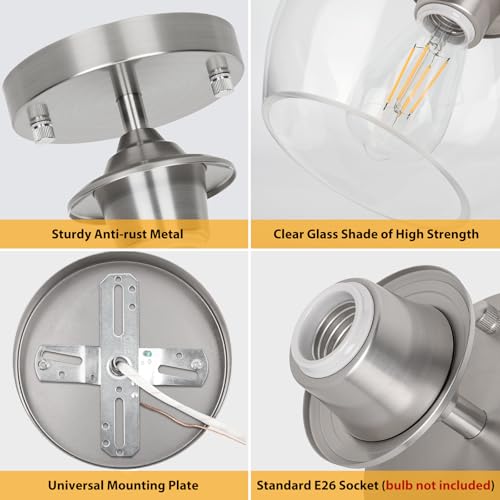 Modern Semi Flush Mount Ceiling Light Fixture