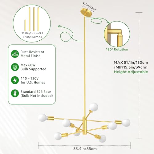 Sputnik Chandelier 8