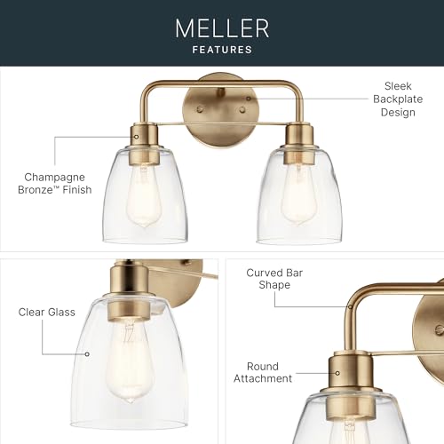 Meller 2 Light Bathroom Vanity Light