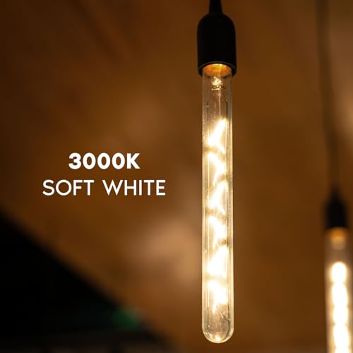 Vintage T9 Long LED Tube Light Bulbs 60W Equivalent (4 Count)