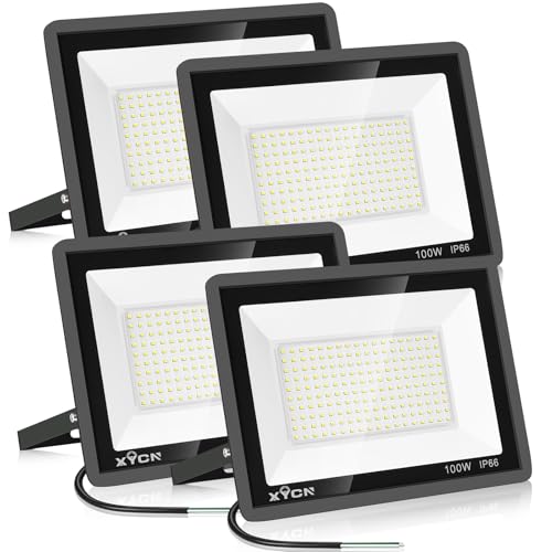 4 Pack 100W LED Flood Light (4 Count)