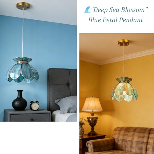 Brass Glass Ceiling Pendant Light