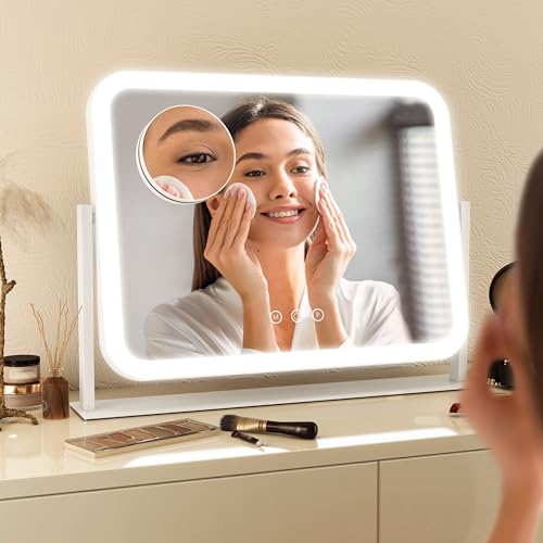 Vanity Mirror with Lights 17''x13'' Makeup Mirror with Lights