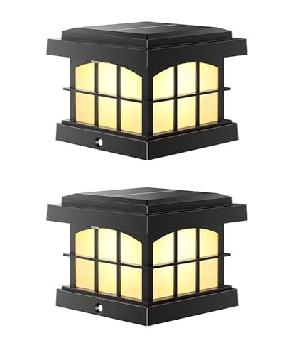 RGBCW Solar Post Cap Lights 2 (2 Count)