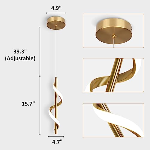 Gold Pendant Light
