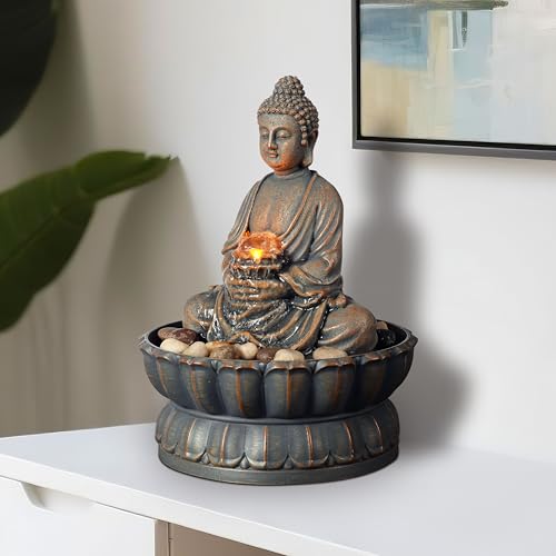 Tabletop Water Fountain with Buddha