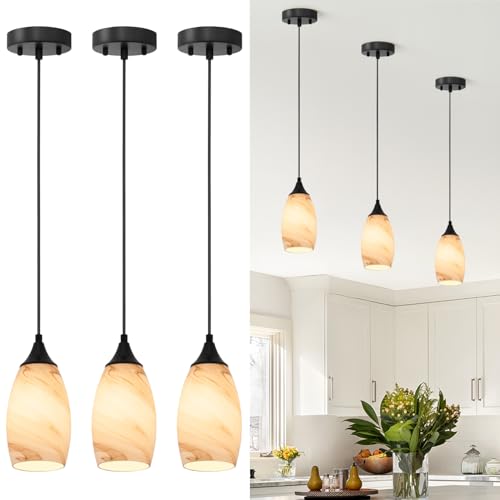 Vintage Art Brown Stripe Pendant Lighting