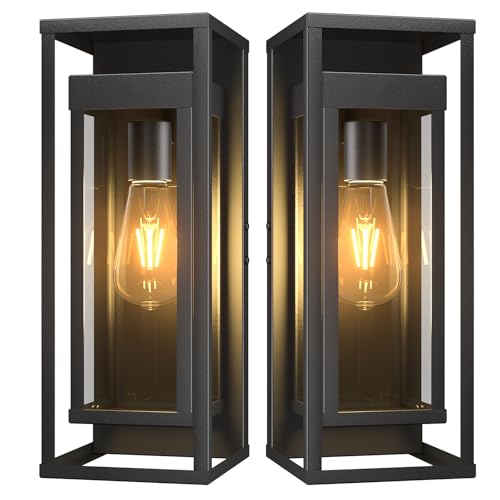15" Outdoor Wall Lights 2 Pack Large Exterior Lighting Fixtures (2 Count)
