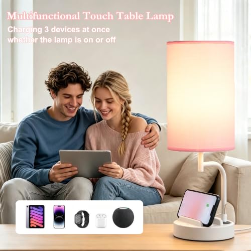 Touch Control USB Table Lamp with USB C