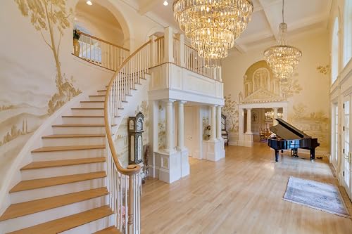 French Empire Crystal Chandelier Gold Foyer Chandeliers