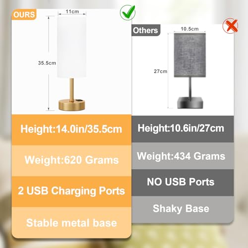 Touch Bedside Lamps for Nightstand