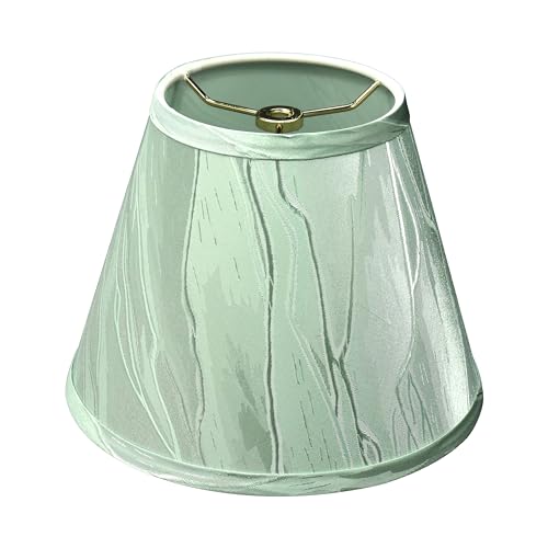 32430A Transitional Hardback Empire Shape Spider Construction Lamp Shade in Light Green