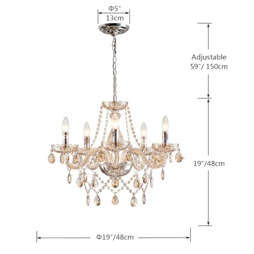 Saint Mossi Crystal Chandelier