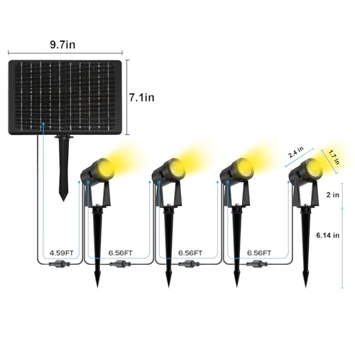 Solar Landscape Spotlights (8 Count)