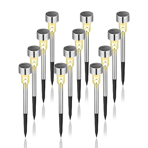Outdoor Waterproof Solar Garden Lights (12 Count)