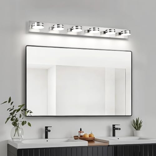 6 Light Brushed Nickel Vanity Light Fixtures