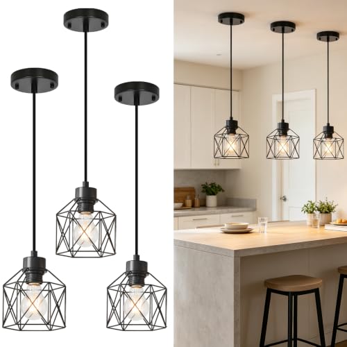 3 Pack Hanging Pendant Light