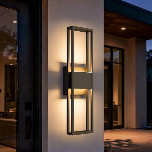 20 Inch Modern Outdoor Wall Lights