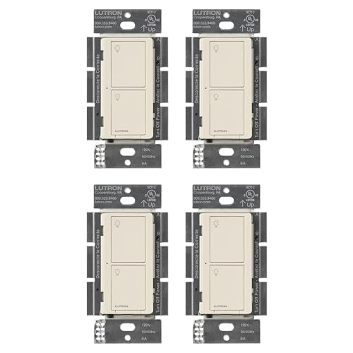 Caseta Smart Light Switch for Lighting and Fans (4 Count)