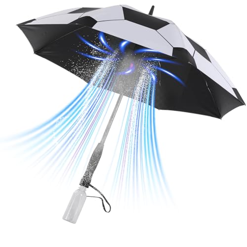 Rechargeable Umbrella with Fan