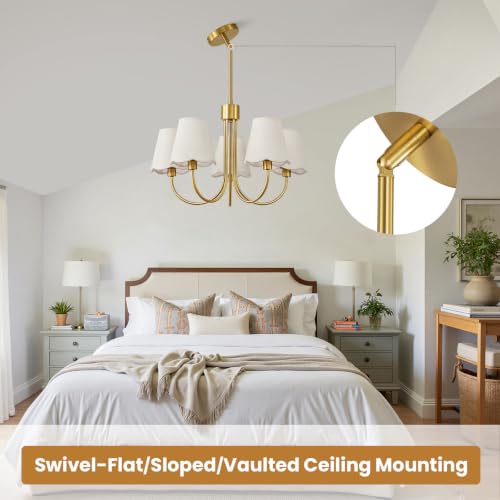 Modern Gold Chandelier 5 (Gold)