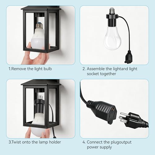 3 in 1 Light Socket Outlet Adapter (2 Count)