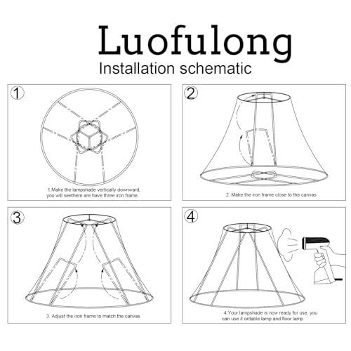 Bell Lamp Shades Set of 2 (2 Count)