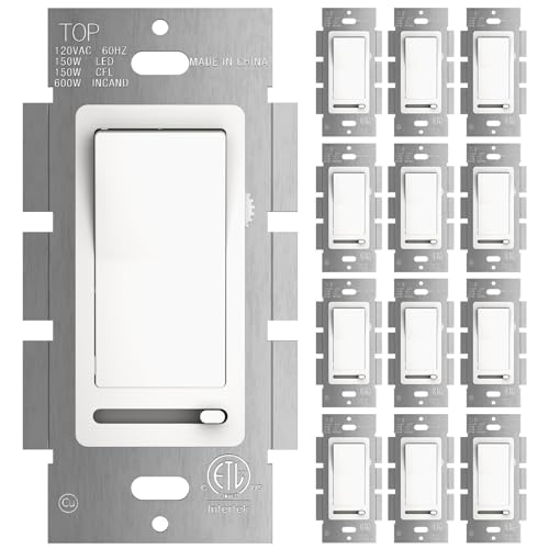 Dimmer Light Switch 12 Pack (12 Count)